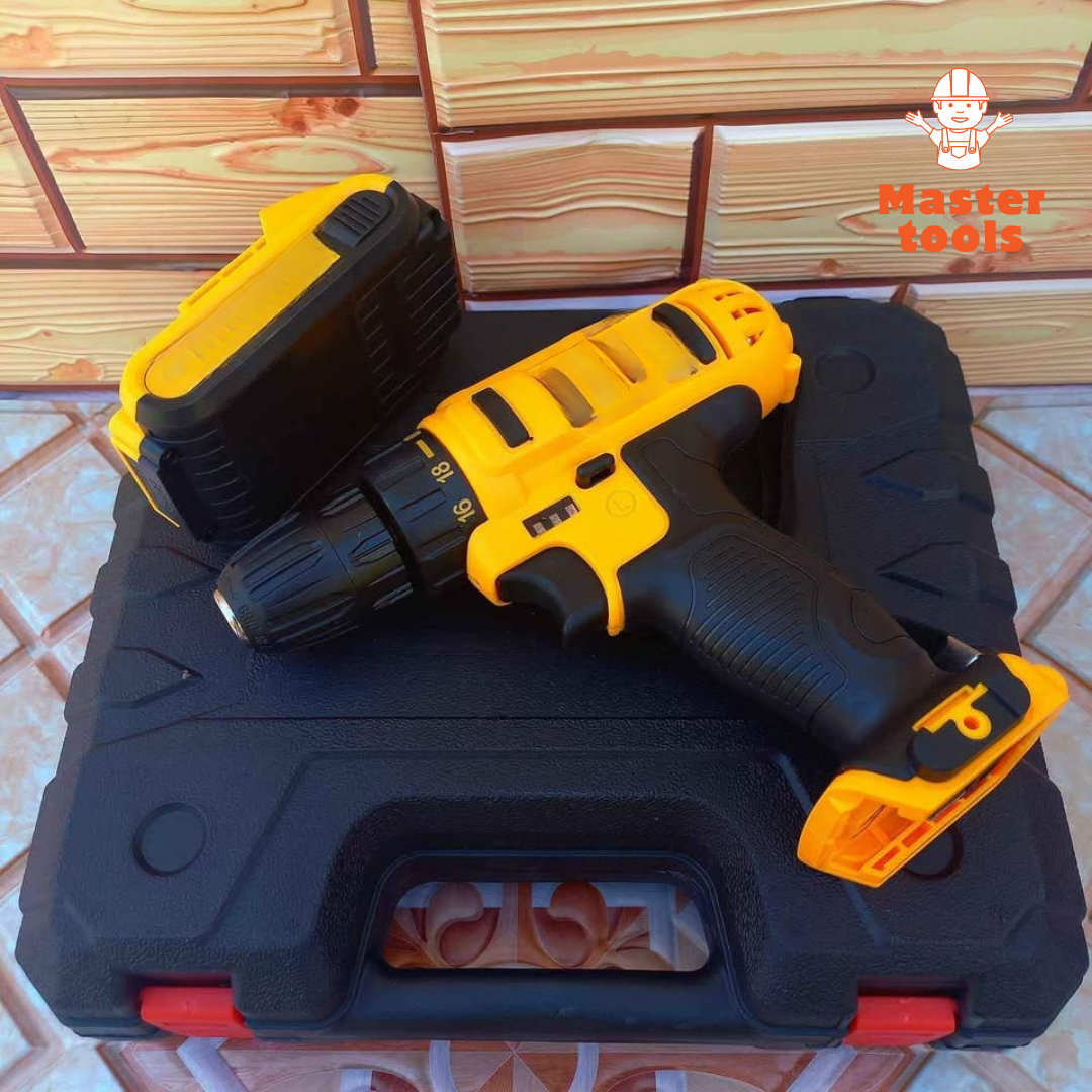 Taladro Inalámbrico 21V de Alta Potencia – Kit Profesional Todo en Uno