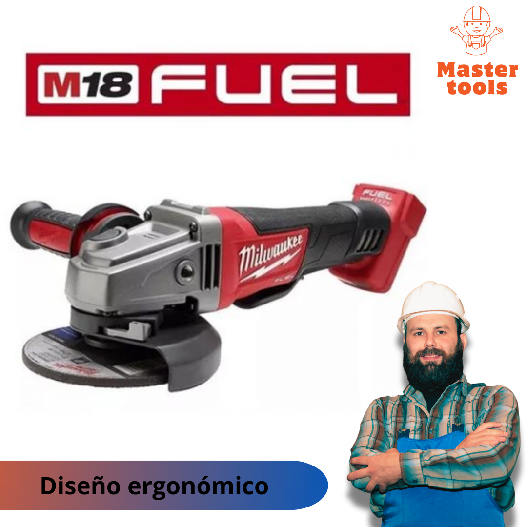 Pulidora Inalámbrica Milwaukee M18 FUEL™ 4-1/2" / 5" con Motor Sin Escobillas