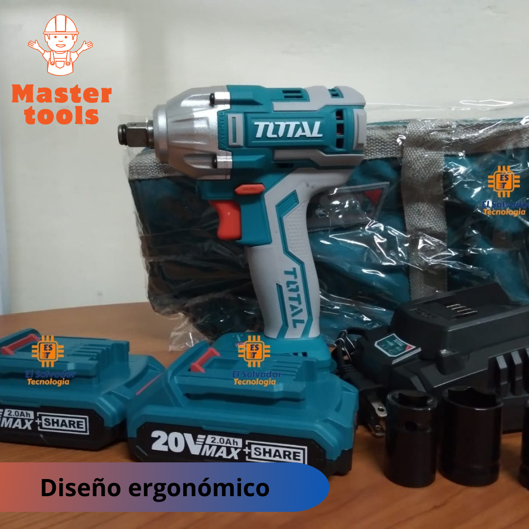 pistola de impacto inalámbrica TOTAL 1/2” 20V