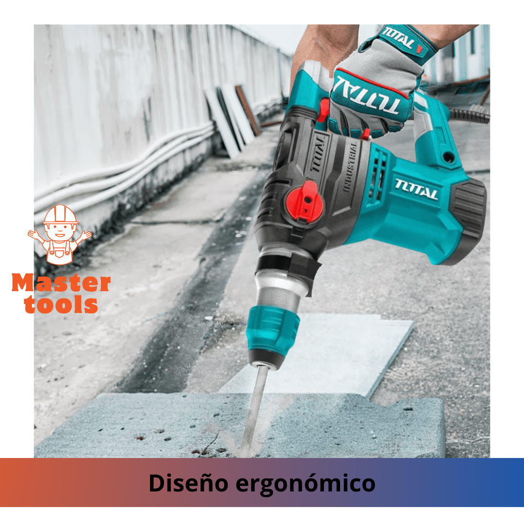 ROTOMARTILLO INDUSTRIAL SDS PLUS 1500W TOTAL – 100% Original - 1 AÑO DE GARANTÍA