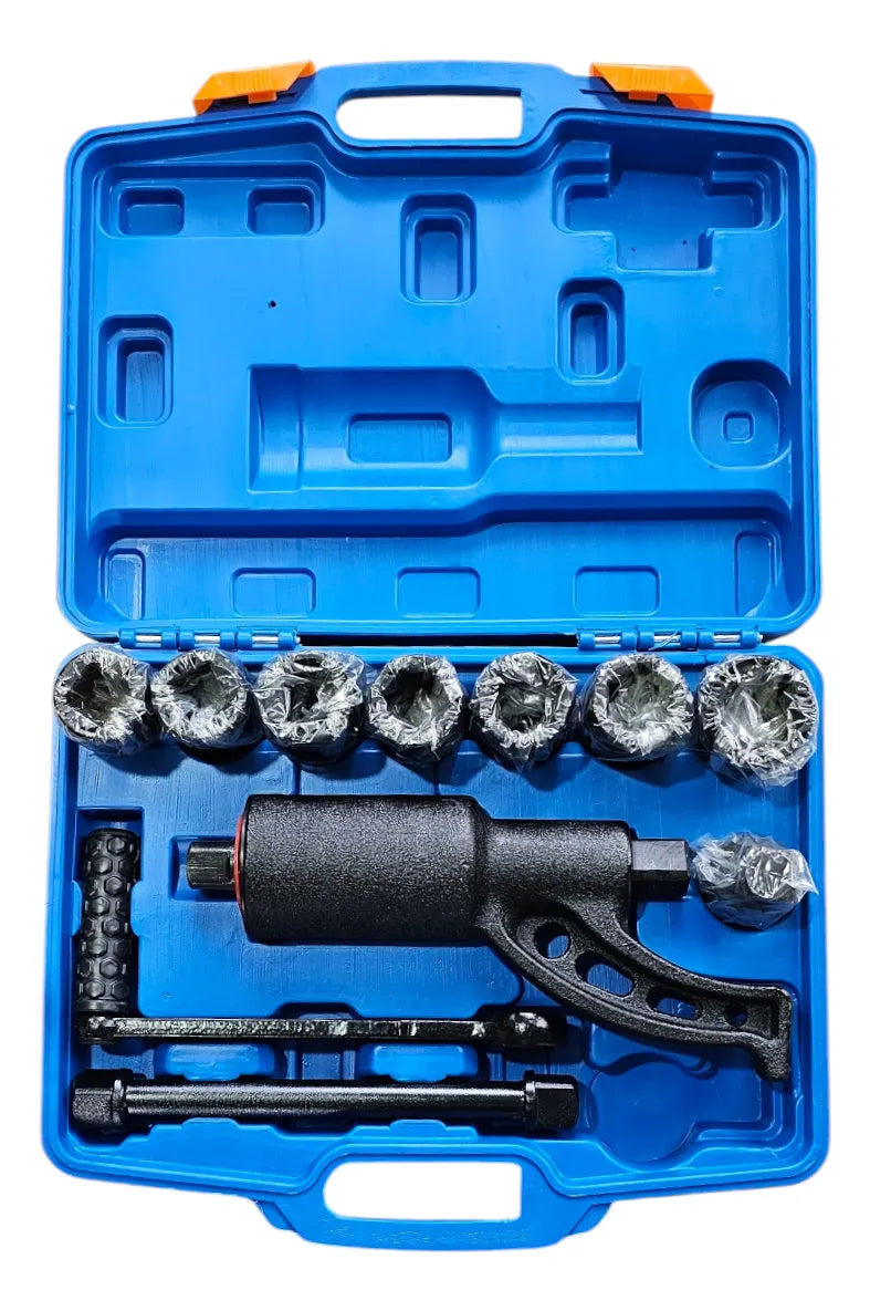 Multiplicador de Fuerza Industrial 1” – 4800Nm | Kit Completo con Copas, Adaptador y Maletín