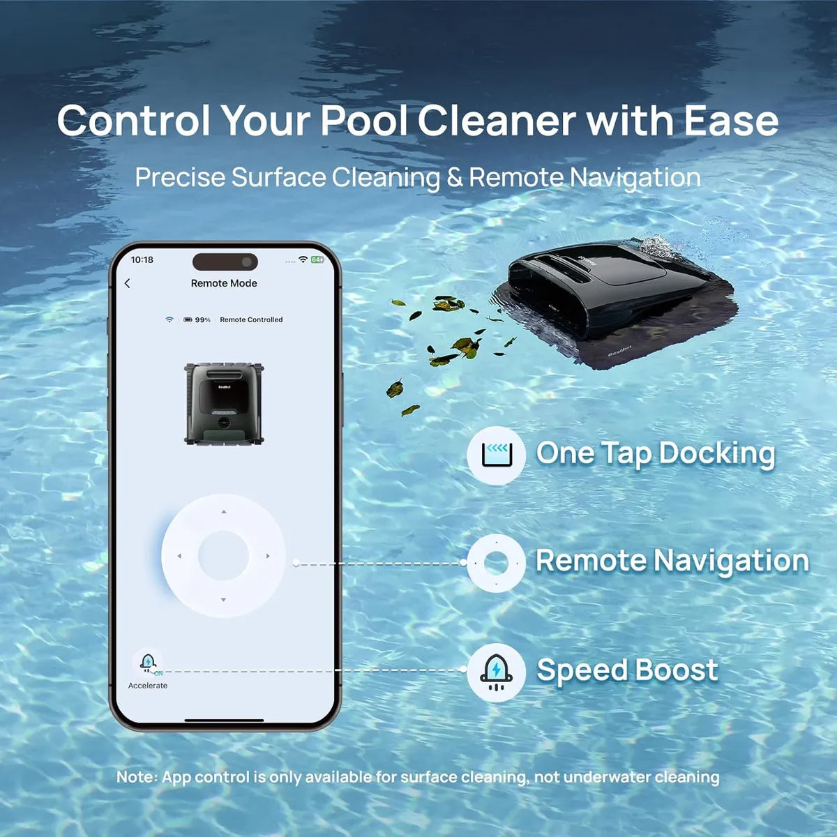 Aspiradora Robótica para Piscina Beatbot Aquasense 2 Ultra– Limpieza Automática Inteligente