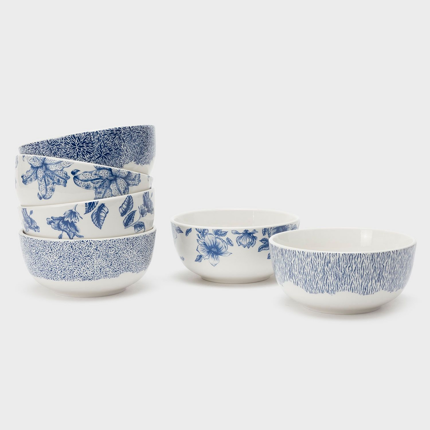 Juego Vajilla Roberta Allen 48 Piezas Botanical Blue