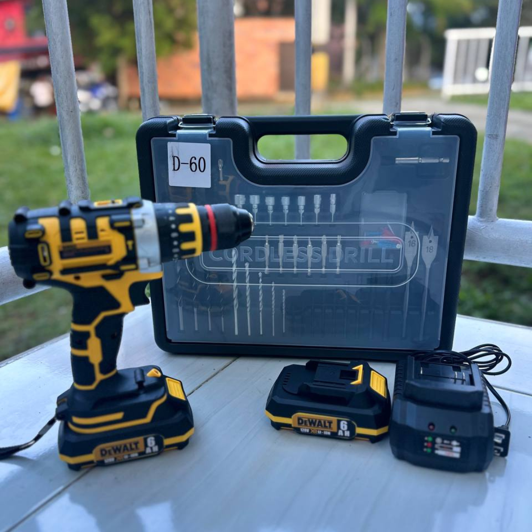 Taladro de Inalámbrico - Motor Brushless 128V - 2 Baterías