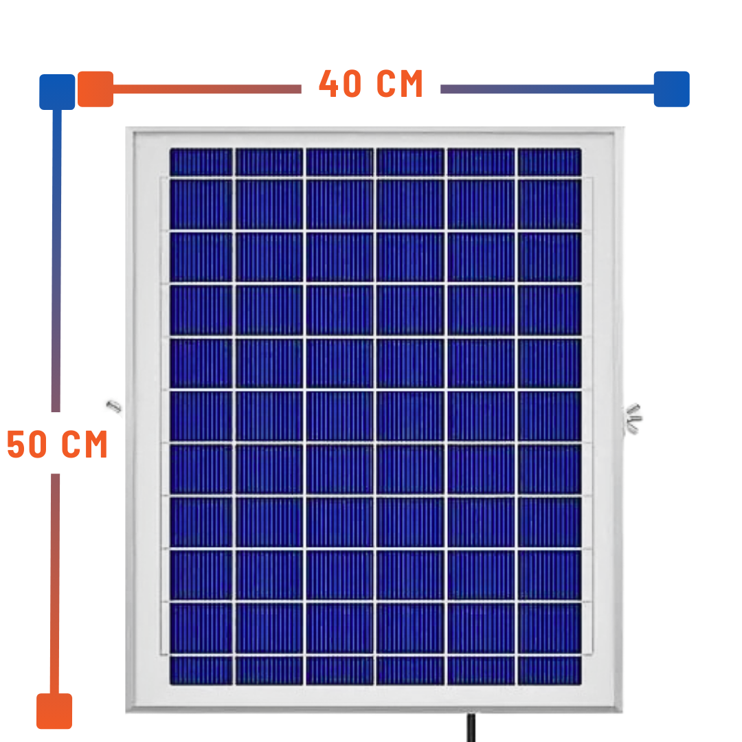 Reflector LED Recargable Solar 1200W – Grande y Potente 1 Año de garantia