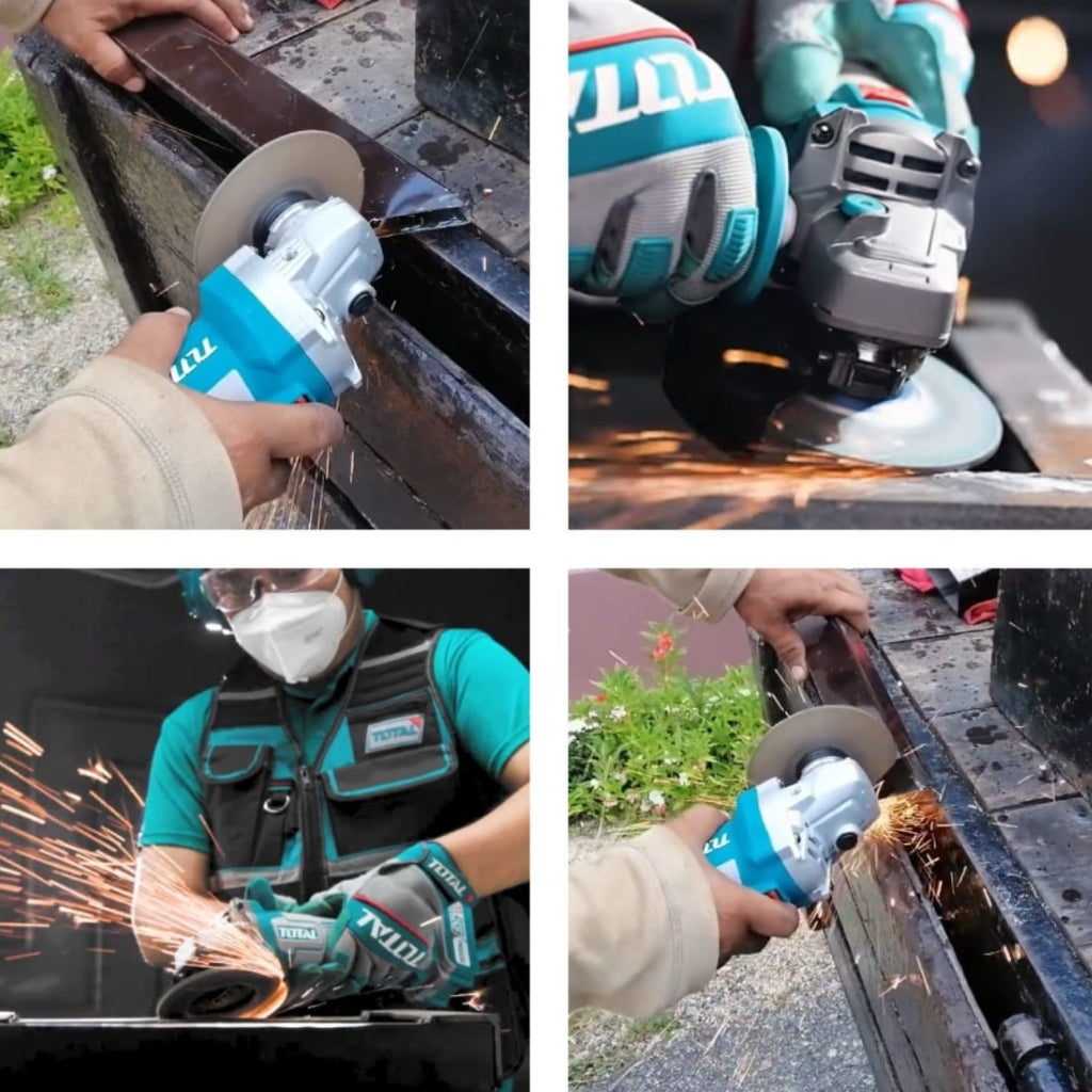 Combo Industrial 20V (5 en 1) – Taladro 66Nm + Llave de Impacto 400Nm + Pulidora 1000W + Rotomartillo 5000RPM + Linterna 5W – 2 Baterías 4.0Ah – 100% Original – 1 Año de Garantía Certificada