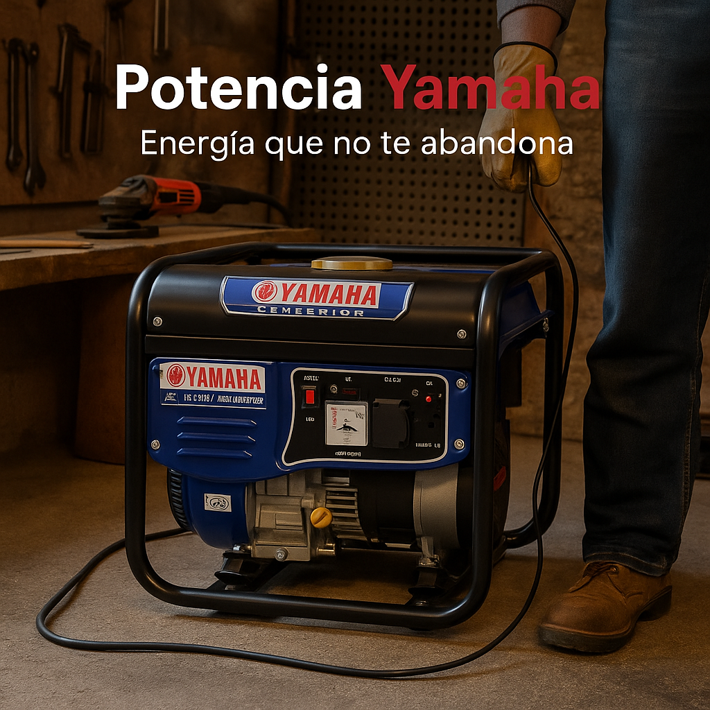 ⚡ PLANTA GENERADORA YAMAHA 1500W – MODELO HZ1500 (SIN ESCOBILLAS)