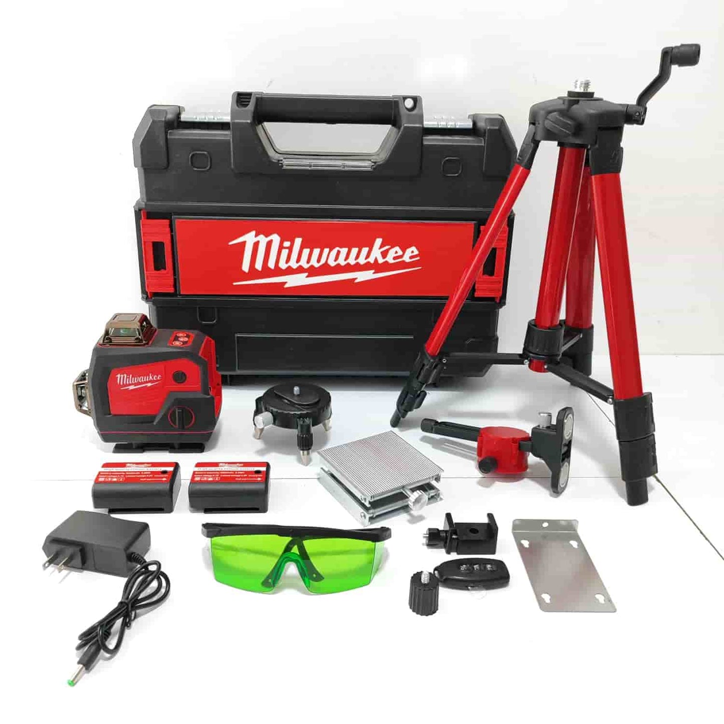 Nivel Láser Milwaukee 4D – 16 Líneas Verdes | Precisión Extrema + Tecnología Bluetooth