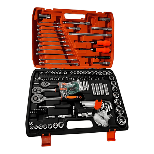 Juego De Copas Rache Completo Atornilladores Kit Full 121 Piezas