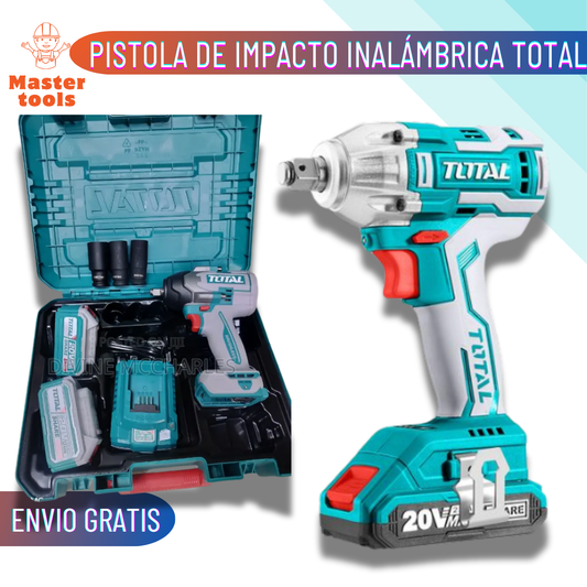 pistola de impacto inalámbrica TOTAL 1/2” 20V