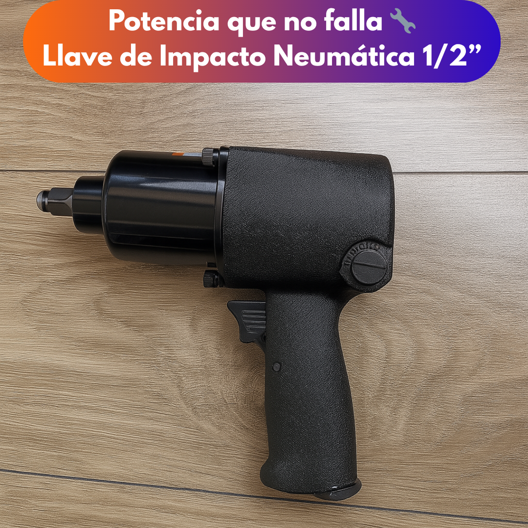 🔧 Llave de Impacto Neumática 1/2” – Potencia y precisión en cada apriete