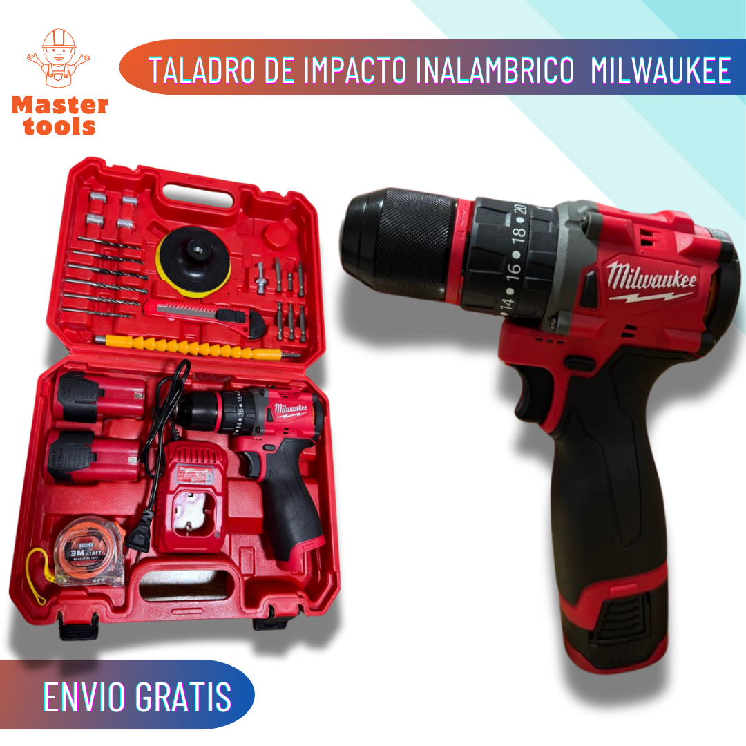Taladro de Impacto Inalámbrico Milwaukee – Fuerza Inteligente en Cada Giro