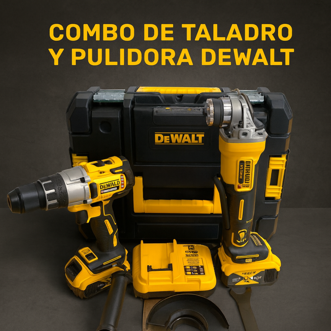 Kit de Taladro y Pulidora Dewalt
