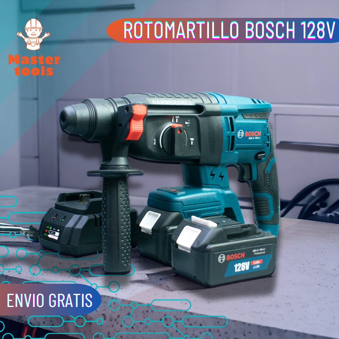 Rotomartillo Inalámbrico Bosch 128V 🔧✨