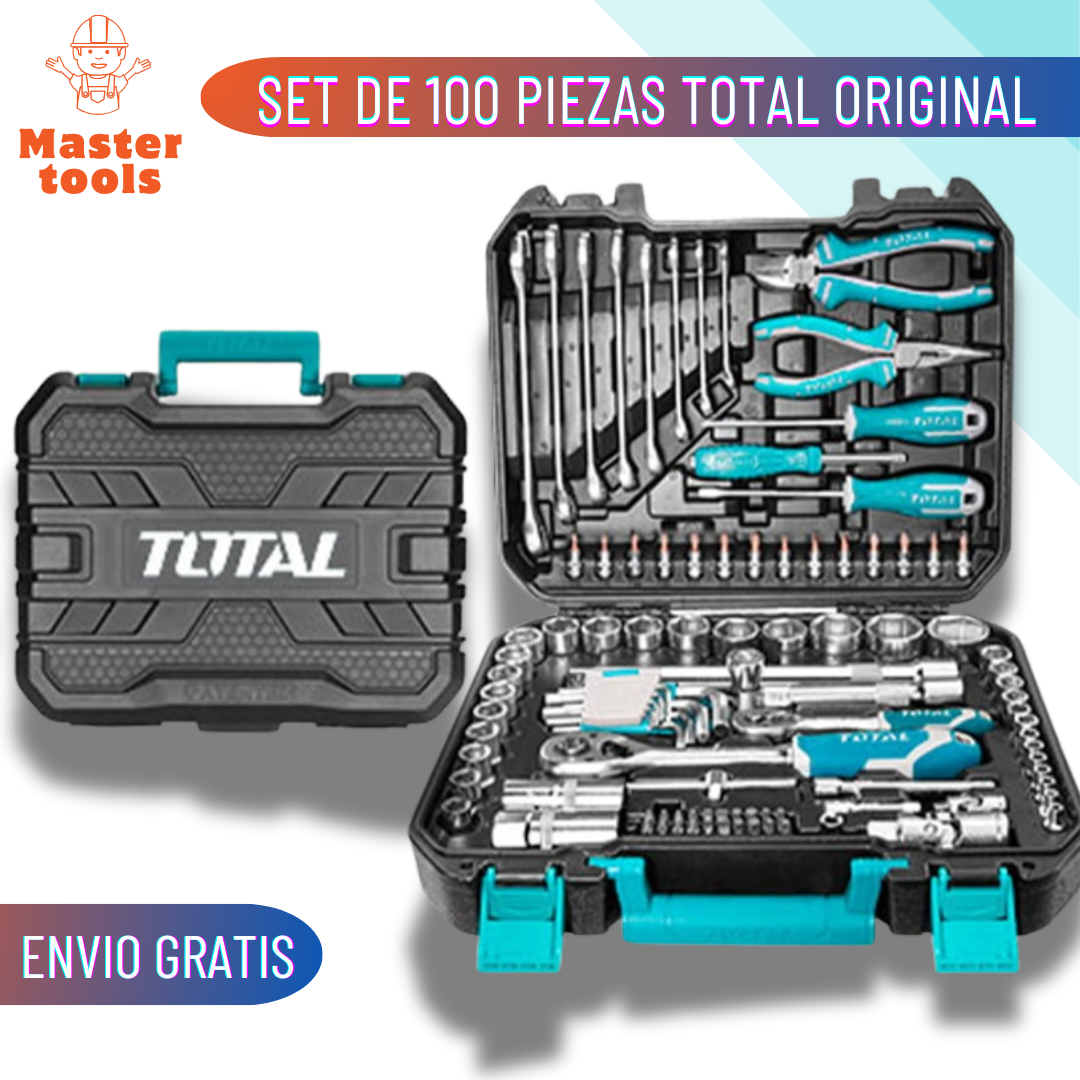 Set de 100 Piezas Marca TOTAL Original