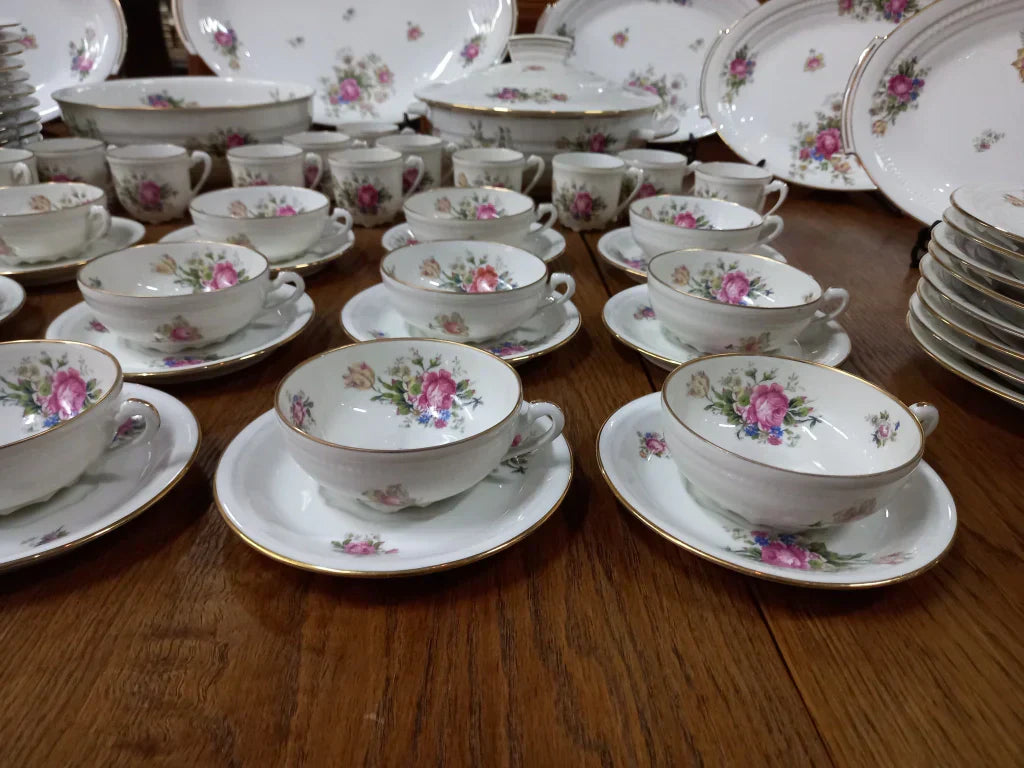 Juego De Vajilla Porcelana Limoges 48 Piezas