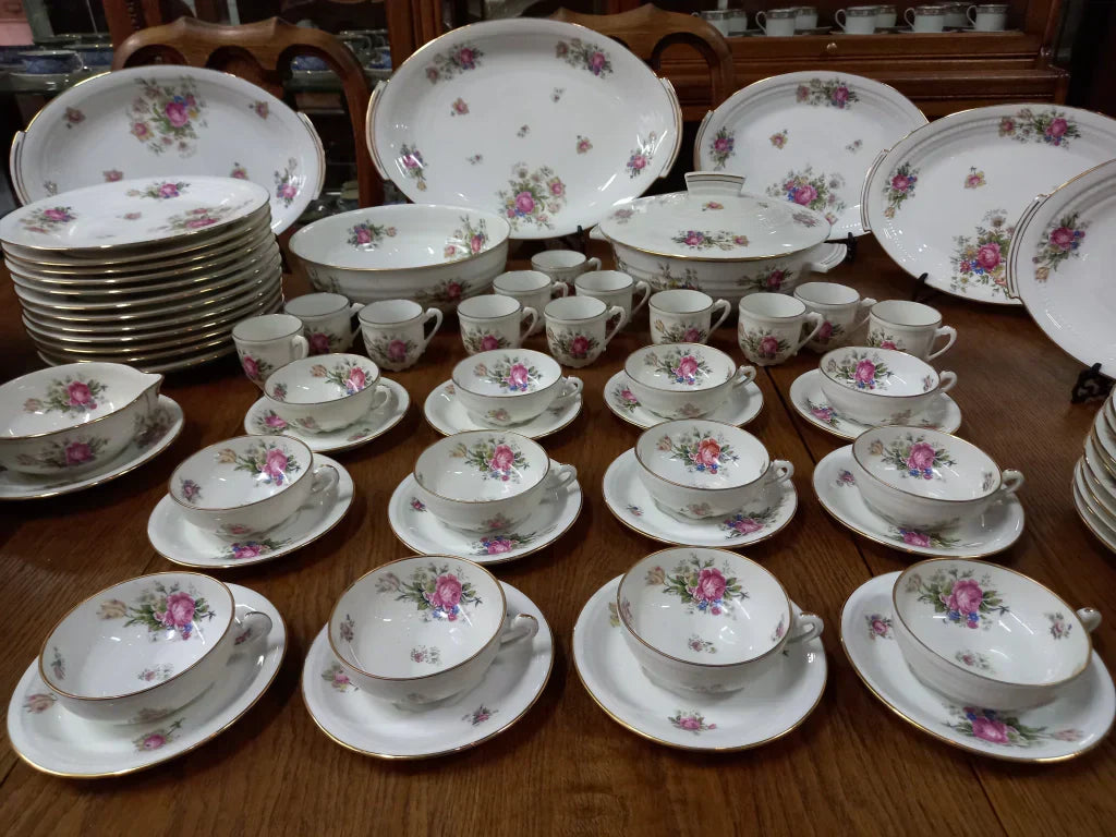 Juego De Vajilla Porcelana Limoges 48 Piezas