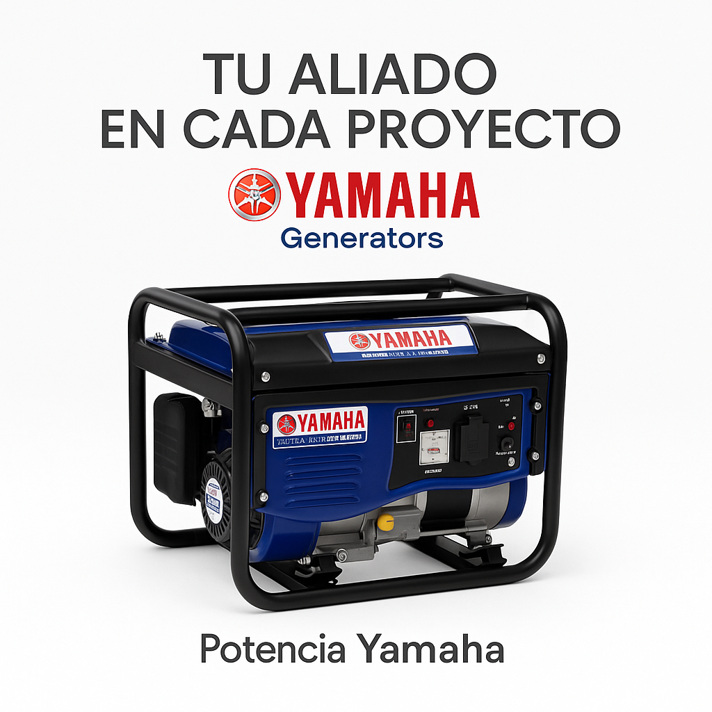 ⚡ PLANTA GENERADORA YAMAHA 1500W – MODELO HZ1500 (SIN ESCOBILLAS)