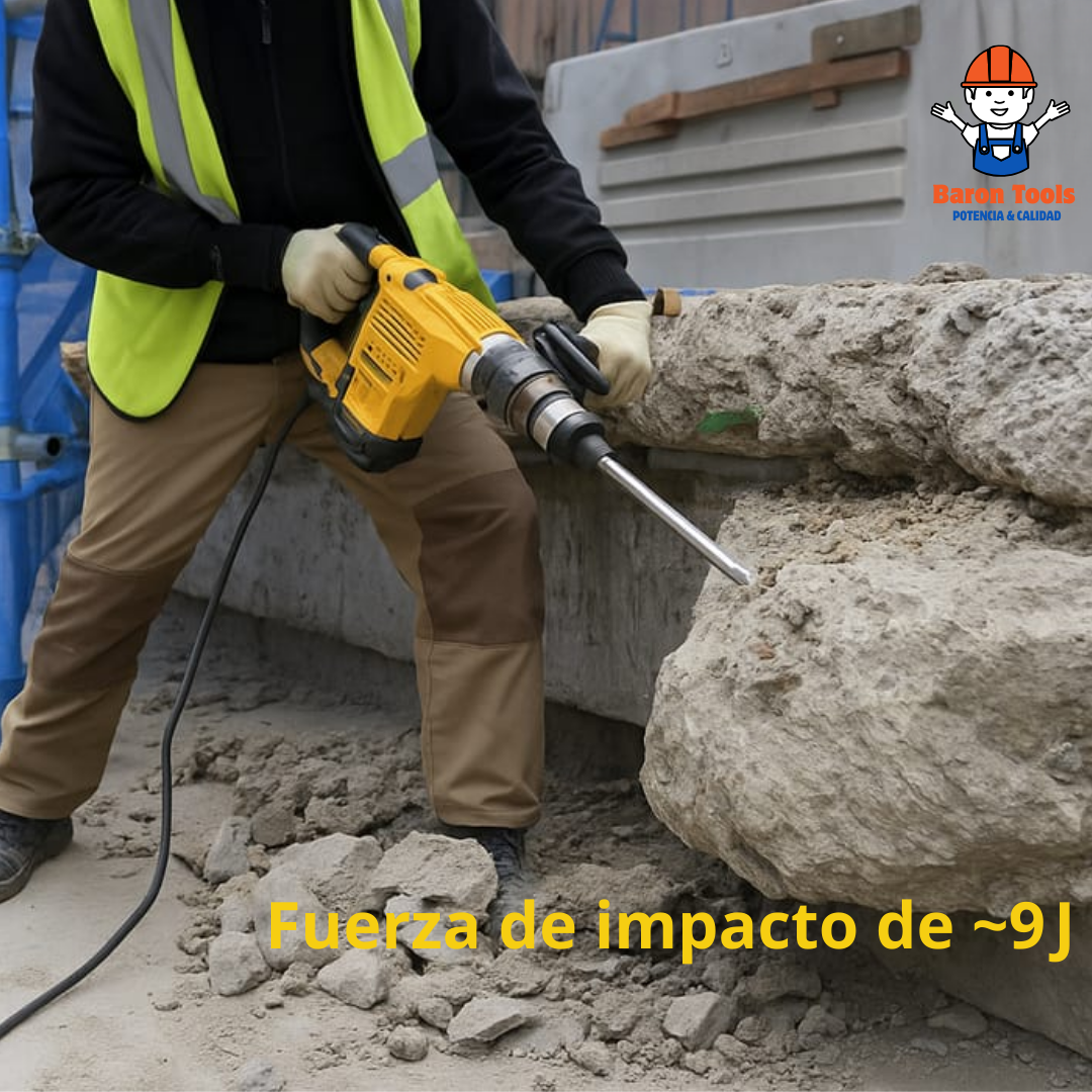 Rotomartillo Demoledor 1500 w Tecnologia SDS Plus