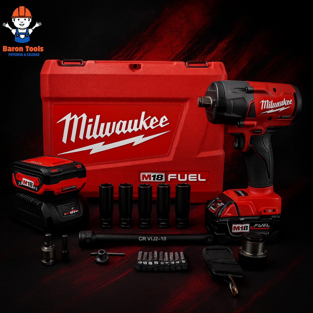 Llave de impacto Milwaukee 800nm de 1/2