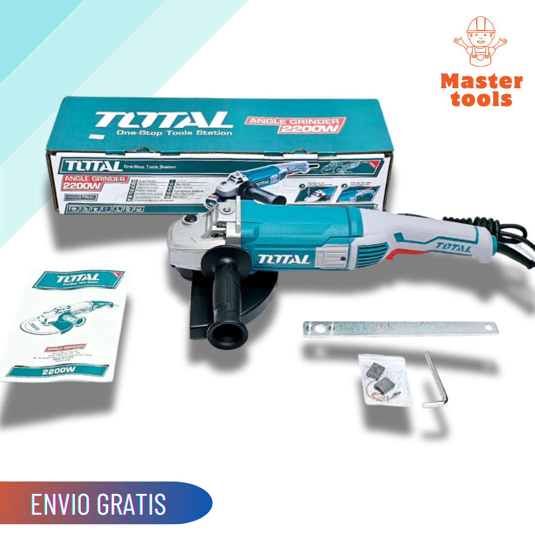 Pulidora 2200W 6600 RPM Orginal de TOTAL.