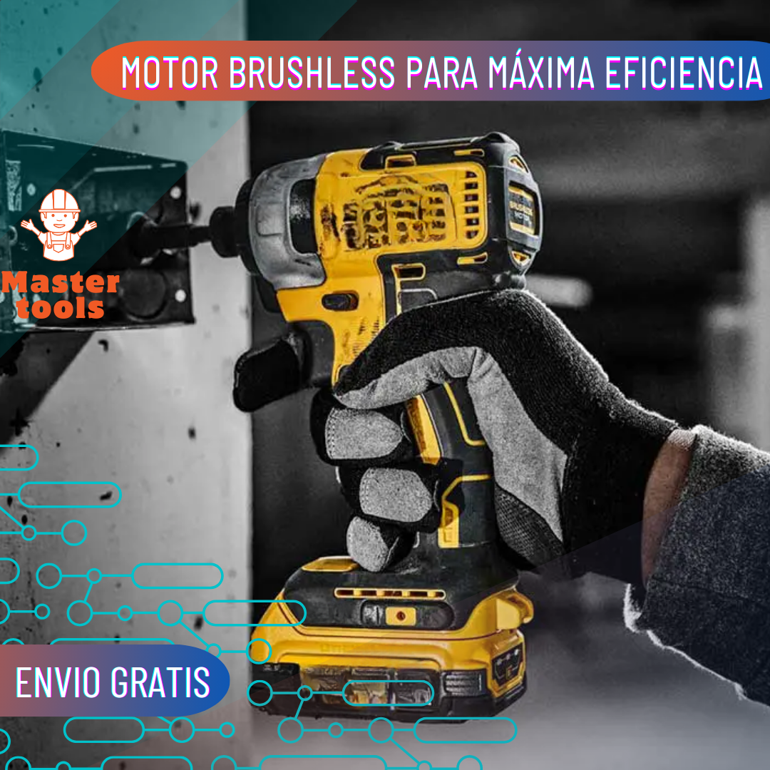 Llave de impacto 330 Nm con convertidor de taladro y set de accesorios