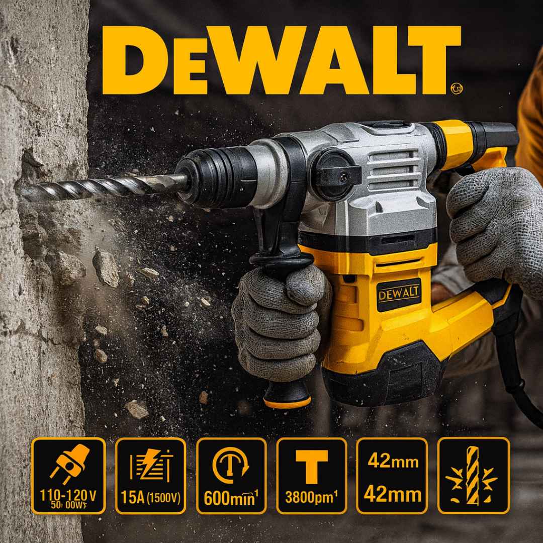 Rotomartillo Dewalt 1500W tecnologia SDS Plus