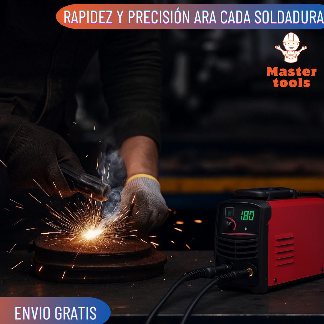 Soldador Lincoln 250A Inversor MMA/TIG – Compacto, 32 x 14 x 21 cm – 4.2 Kg