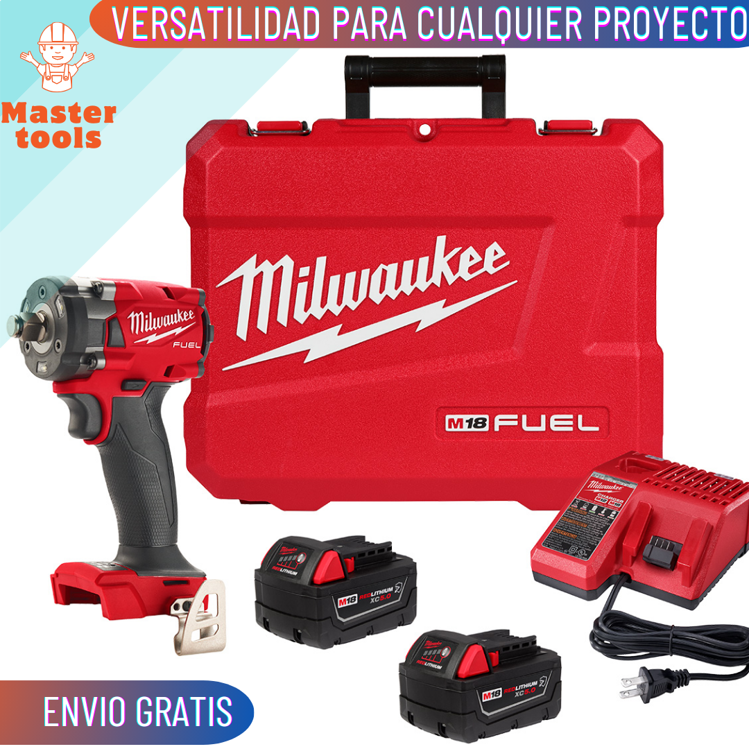 Llave De Impacto Milwaukee 2 en 1 Torque Máximo 350 Nm