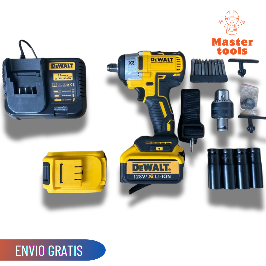 Llave de Impacto DEWALT 128 v – 350 Nm 1/2