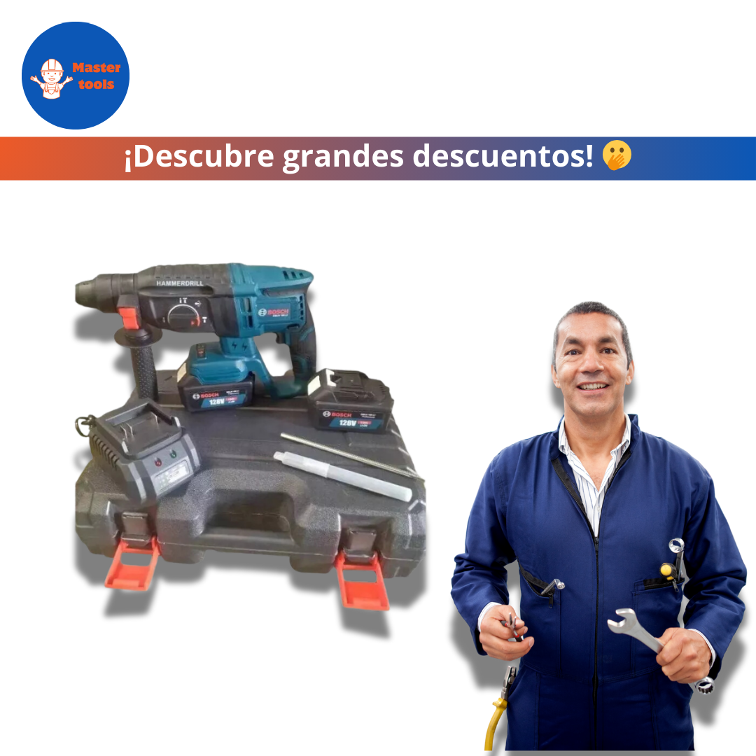 Rotomartillo Inalámbrico Bosch 128V 🔧✨