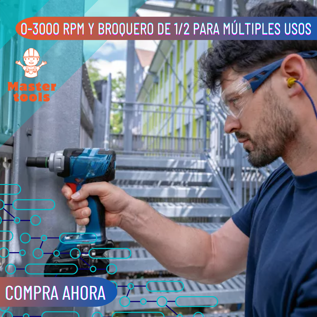 Kit Pulidora Inalámbrica 4 1/2 + Llave de Impacto de 1/2 Azul