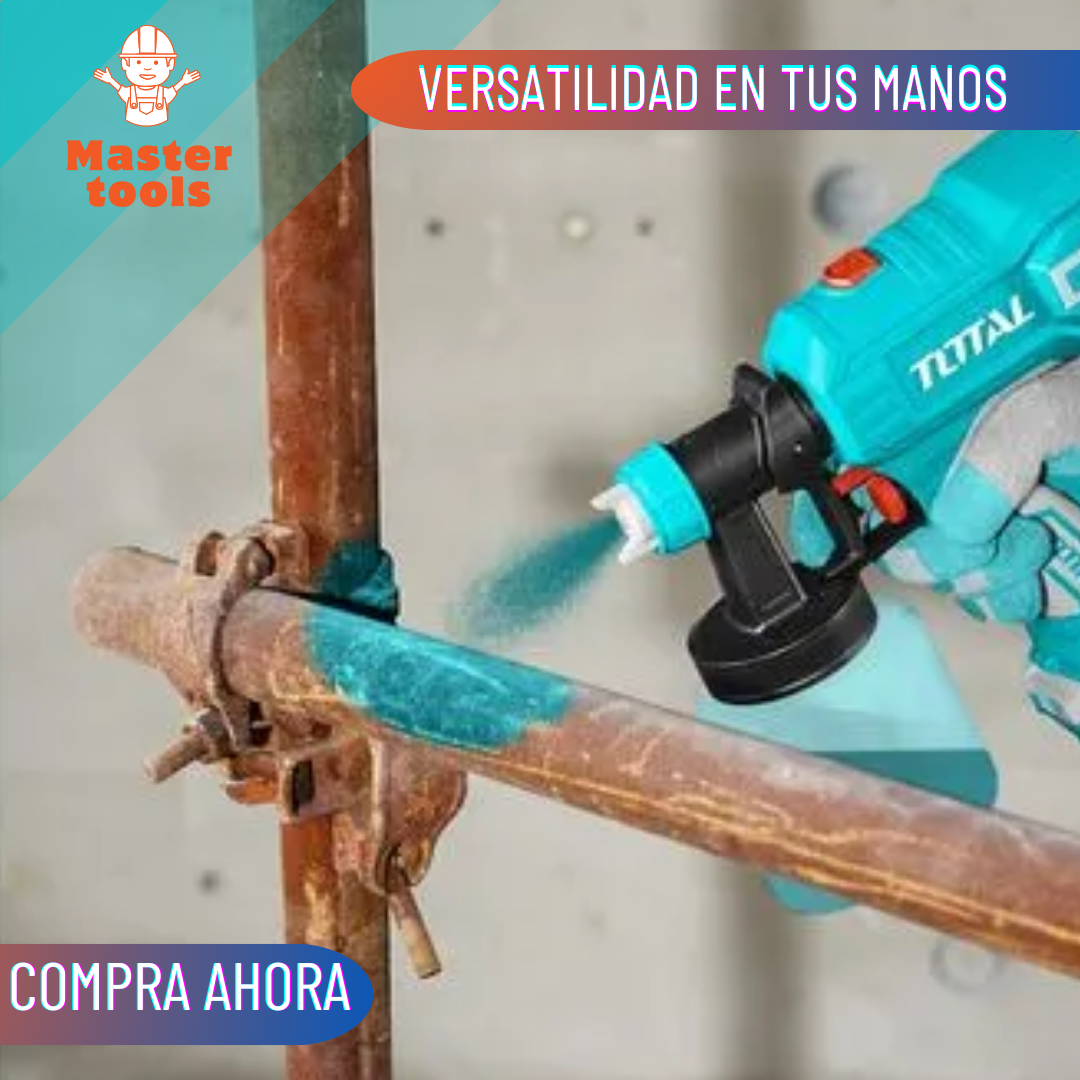 Pistola para pintar electrica total 800ml 450w
