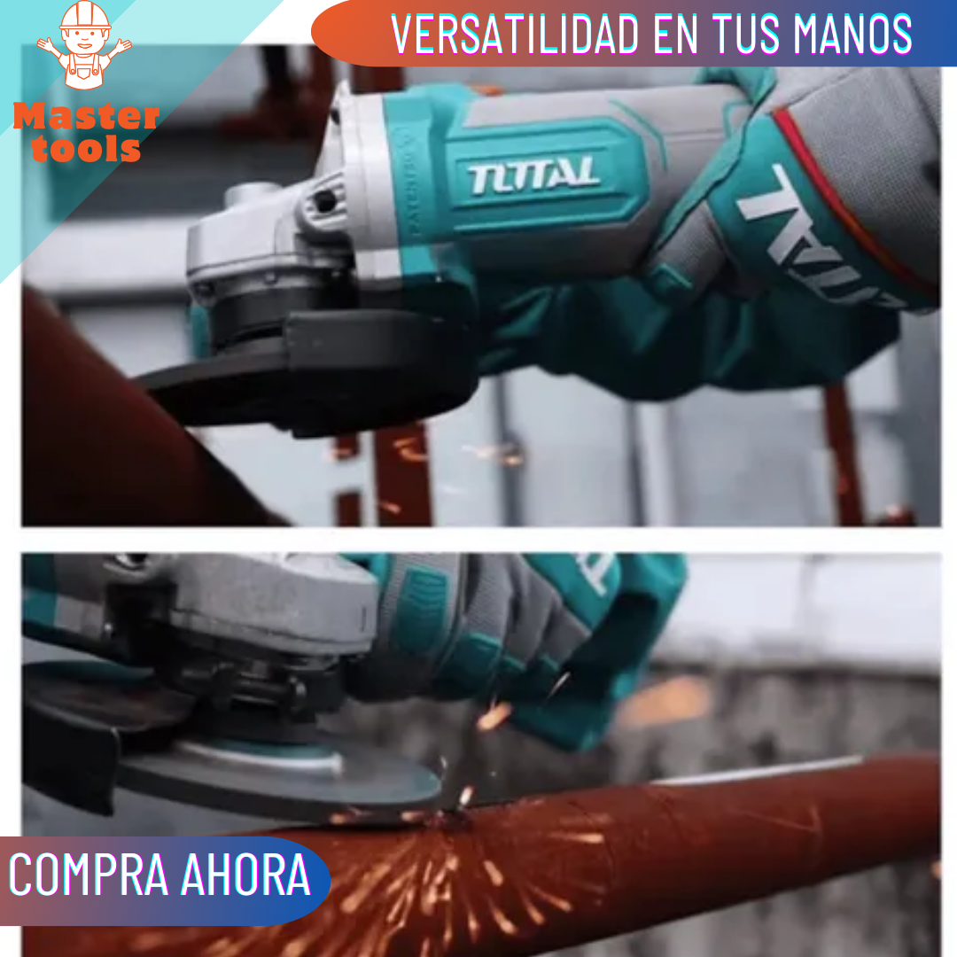 Pulidora Inalambrica 4 1/2 Industrial total 20v Original total