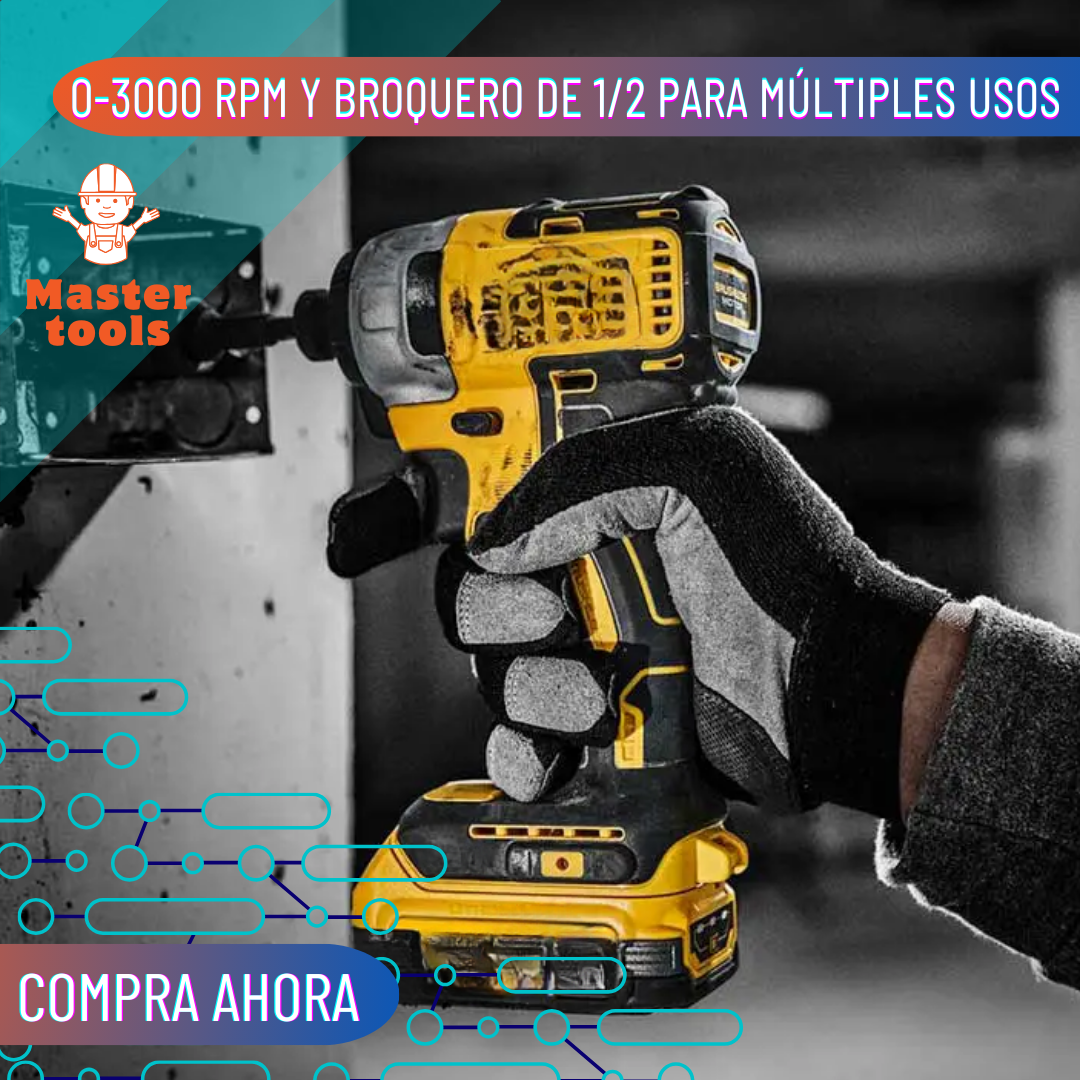 Kit Pulidora Inalámbrica 4 1/2 + Llave de Impacto de 1/2