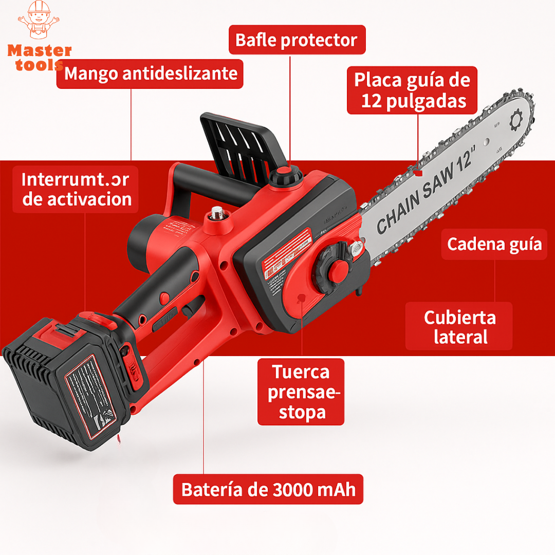 Sierra inalámbrica de 48 voltios 12"