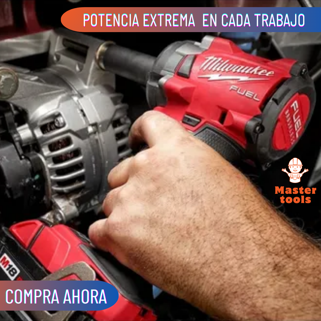 Llave De Impacto Milwaukee 2 en 1 Torque Máximo 350 Nm
