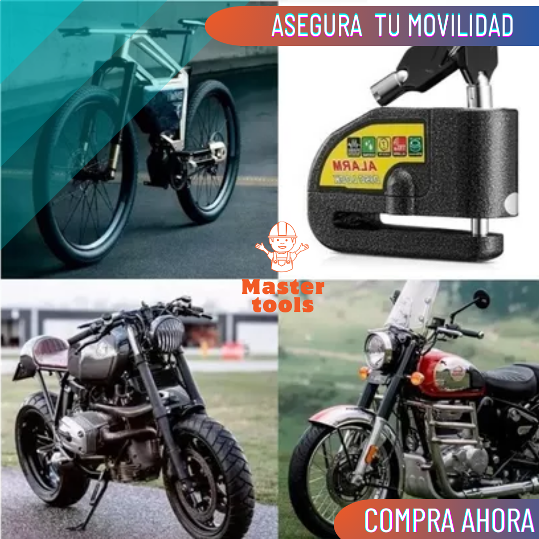 Candado de Disco con Alarma.