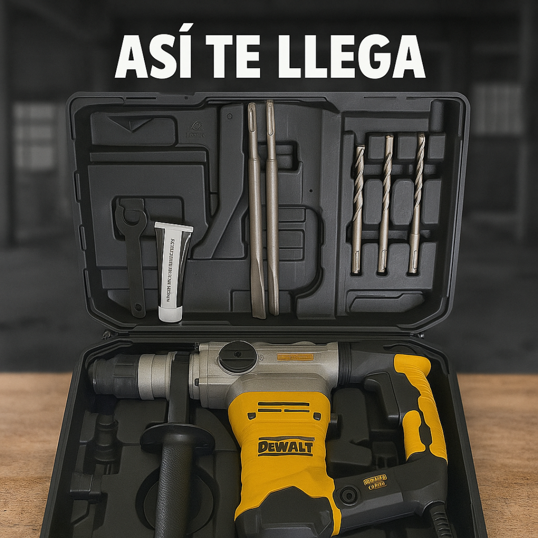 Rotomartillo Dewalt 1500W tecnologia SDS Plus