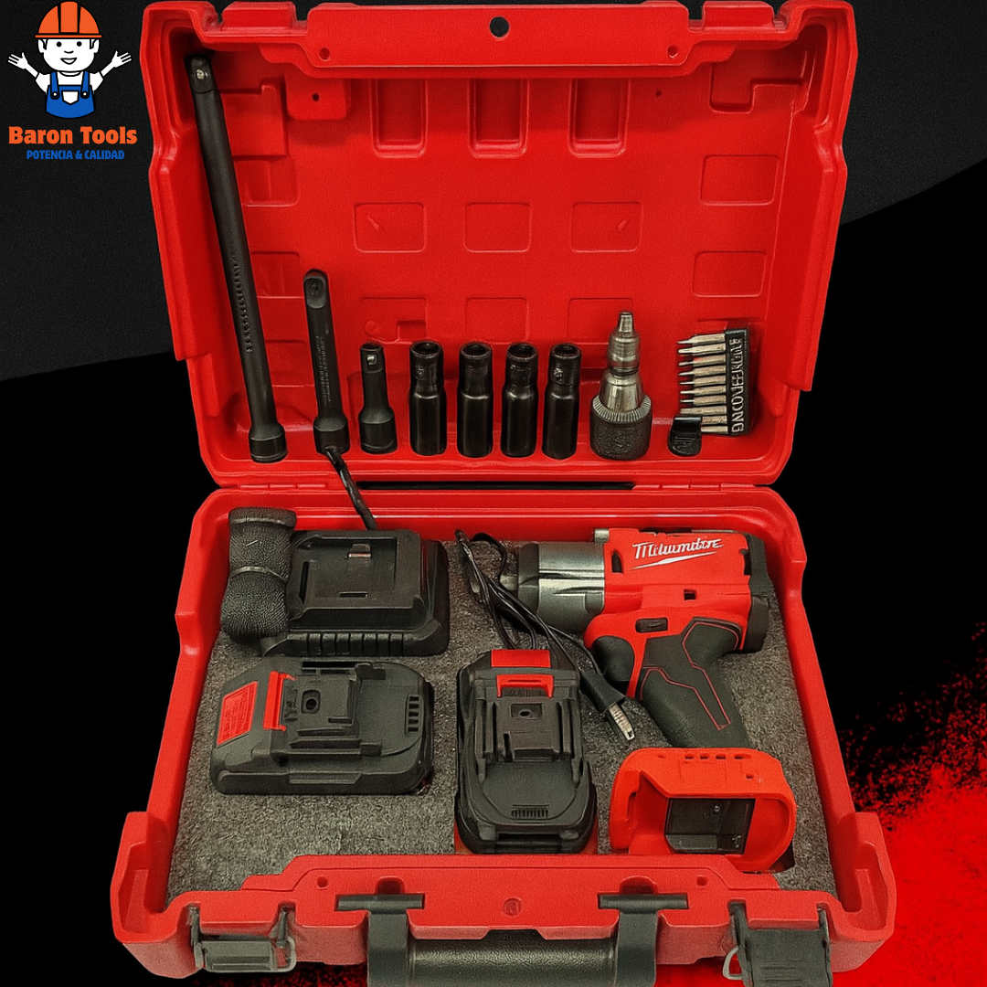 Llave de impacto Milwaukee 800nm de 1/2