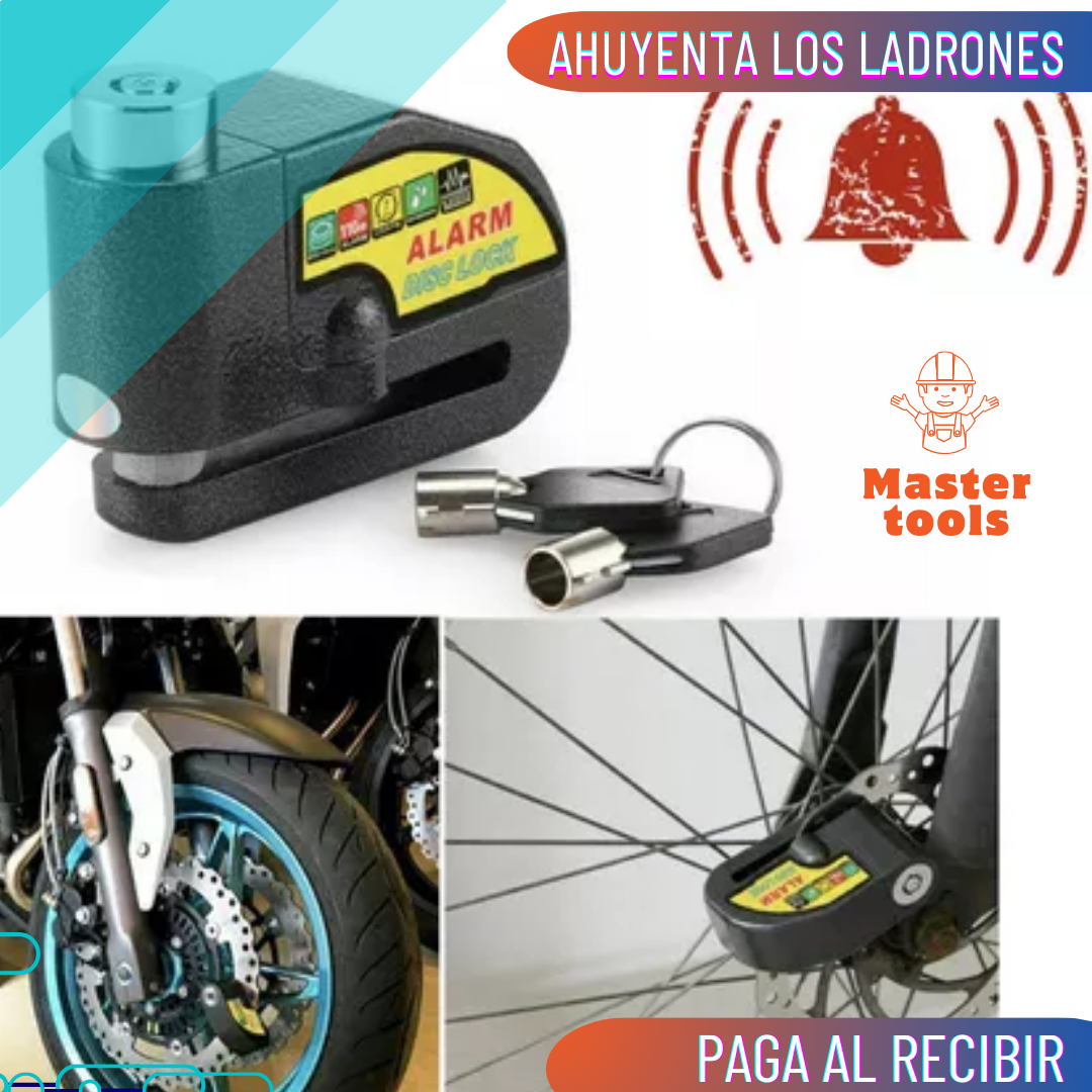 Candado de Disco con Alarma.