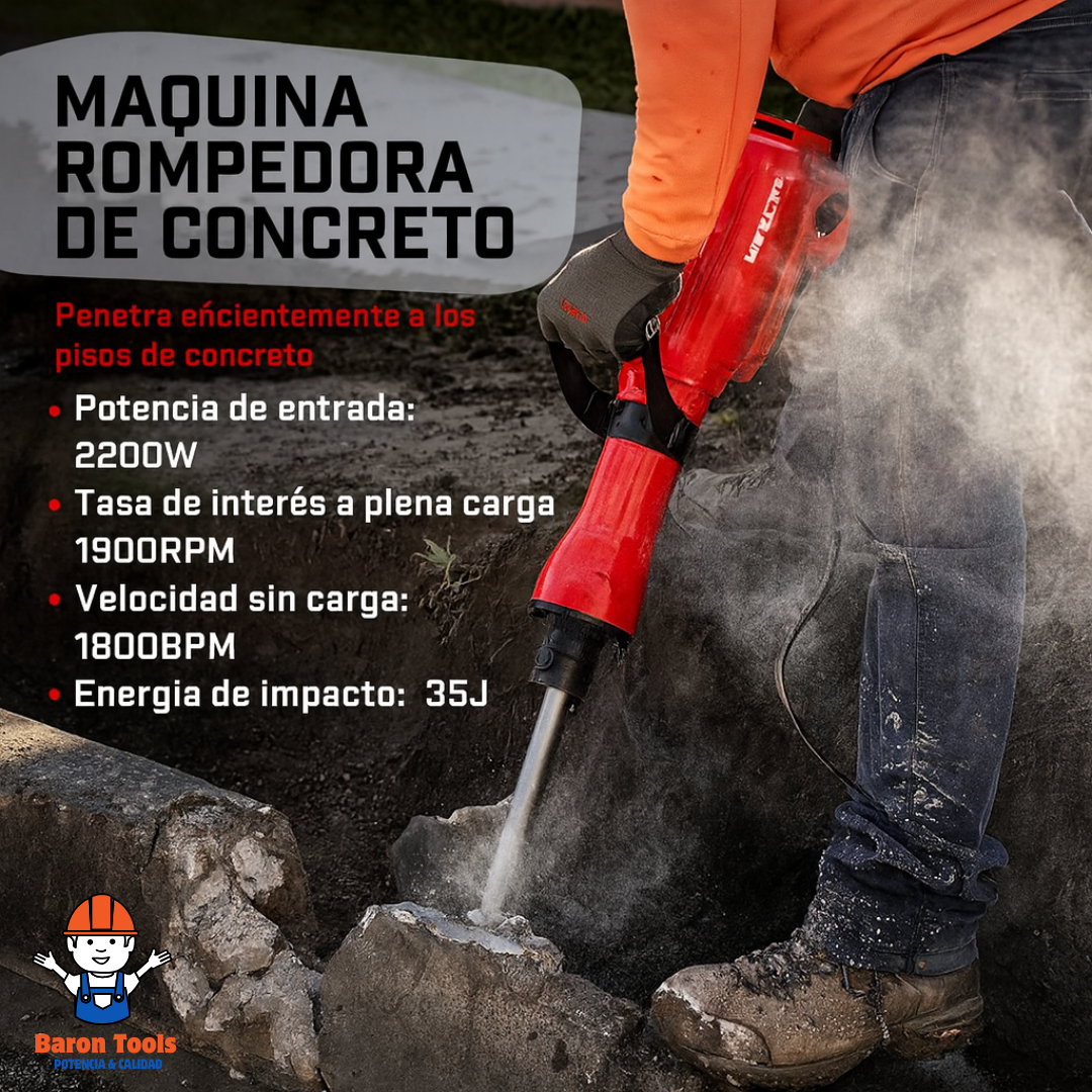 Demoledor Hilti 2500w un año de garantia