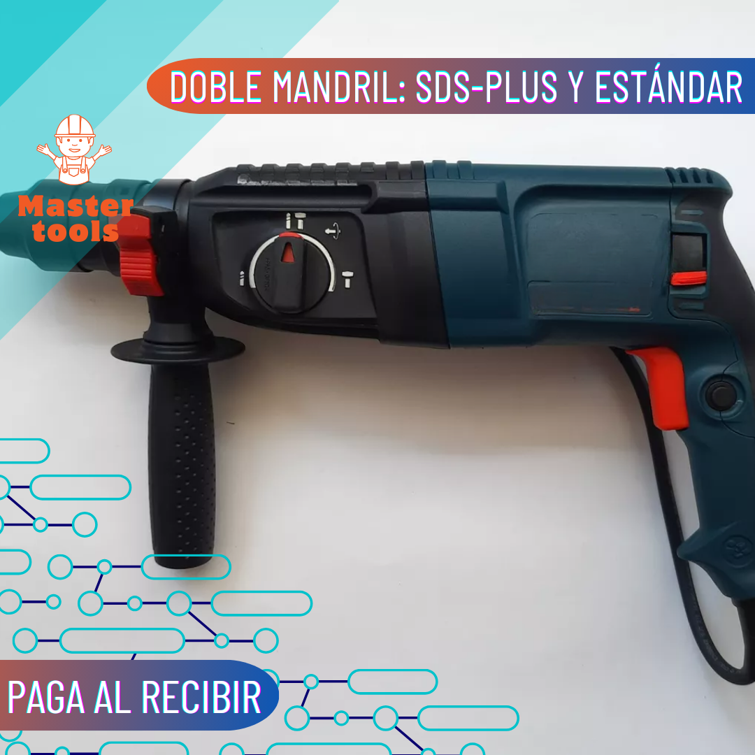 Taladro Rotomartillo Demoledor de 870W