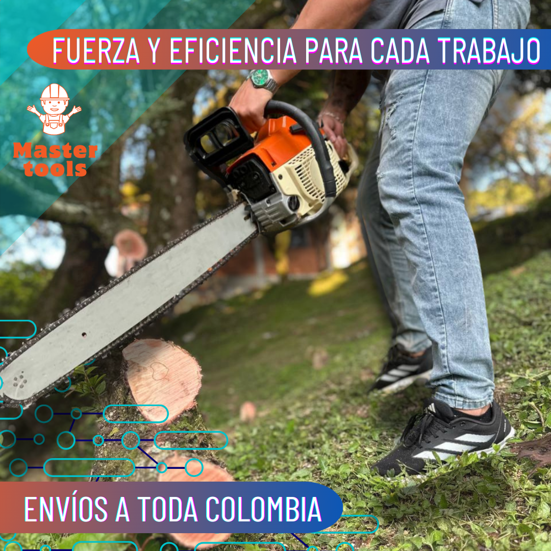 Motosierra Profesional - 2 tiempos con espada de 70 CM