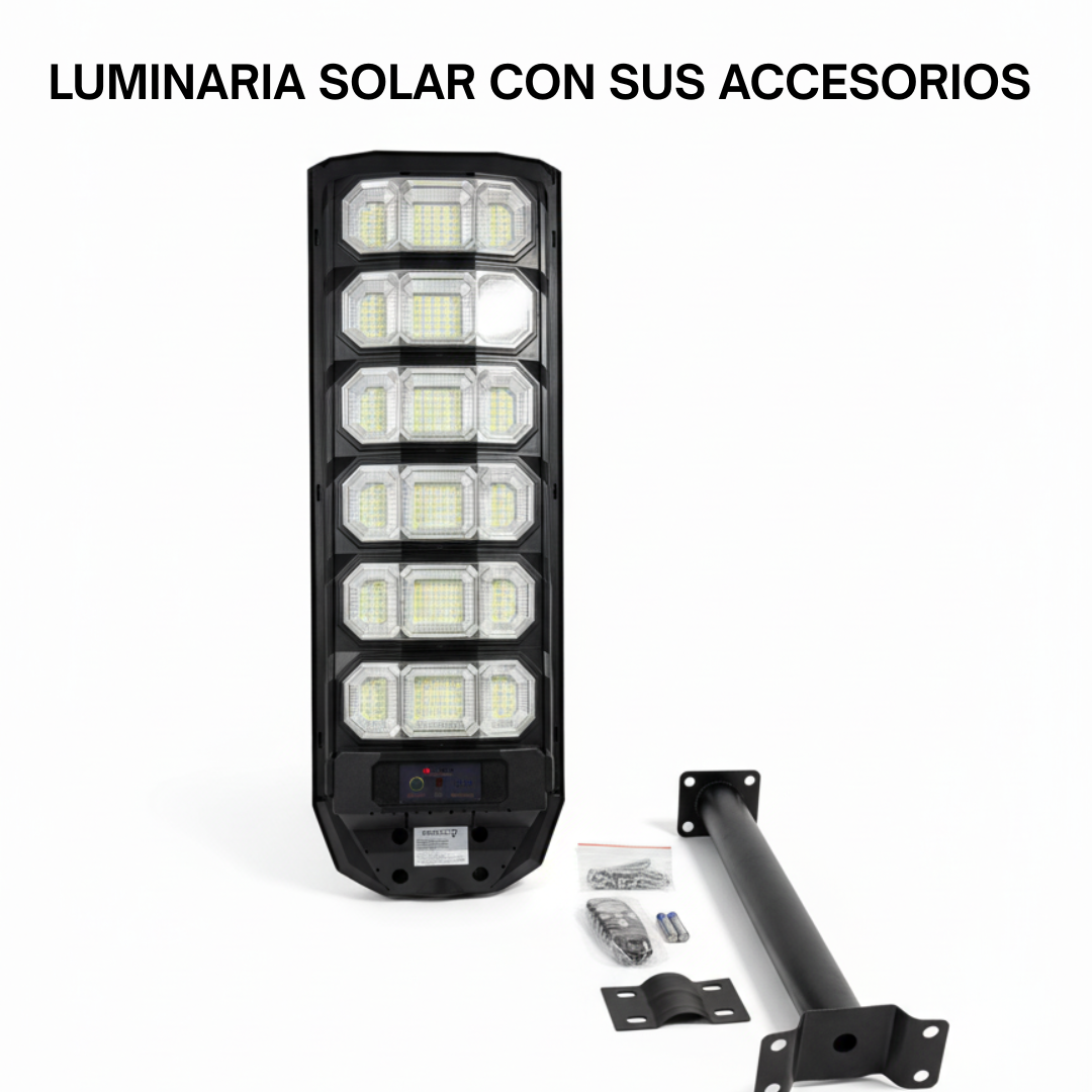 💡 LÁMPARA SOLAR LED 400 W — ILUMINACIÓN EXTERIOR IP65