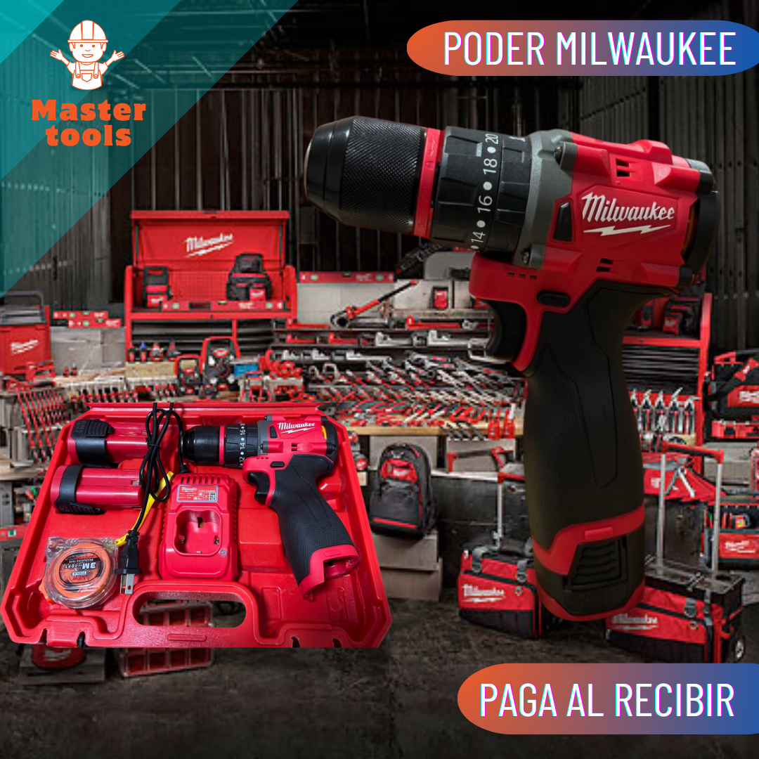 Taladro de Impacto Inalámbrico Milwaukee – Fuerza Inteligente en Cada Giro