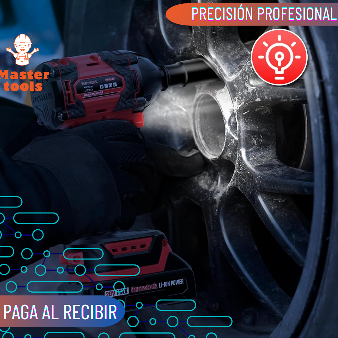 Llave De Impacto Milwaukee 2 en 1 Torque Máximo 350 Nm