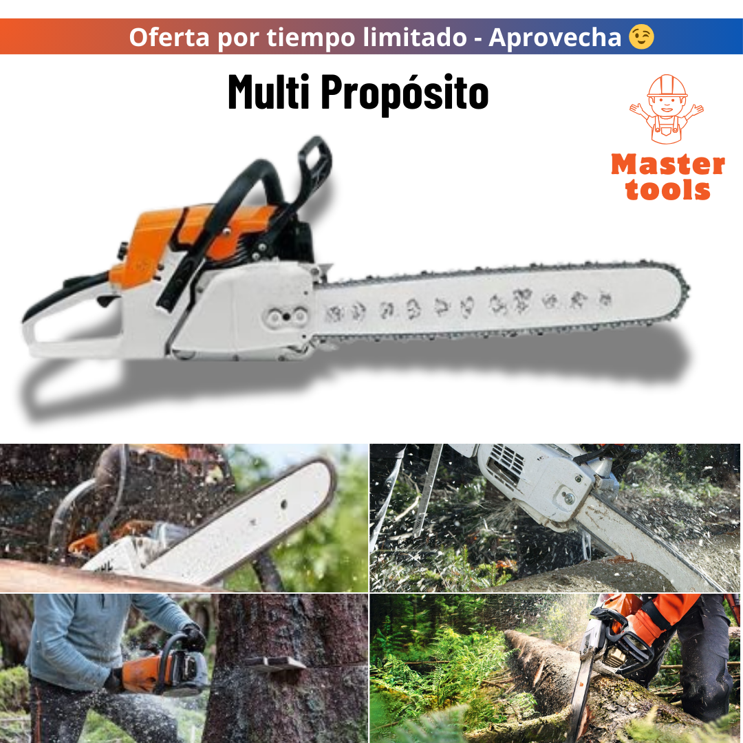 Motosierra Profesional - 2 tiempos con espada de 70 CM