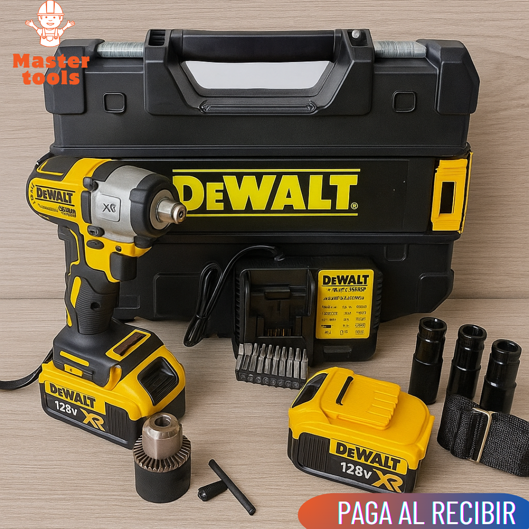 Llave de Impacto DEWALT 128 v – 350 Nm 1/2
