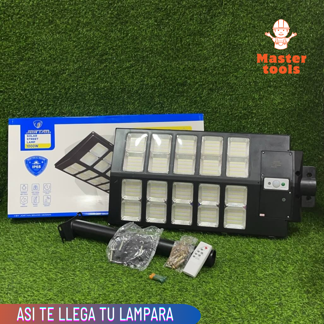 Lampara Solar 1000w - Tamaño 60CM x 34CM - Ilumina 250 a 300 m2